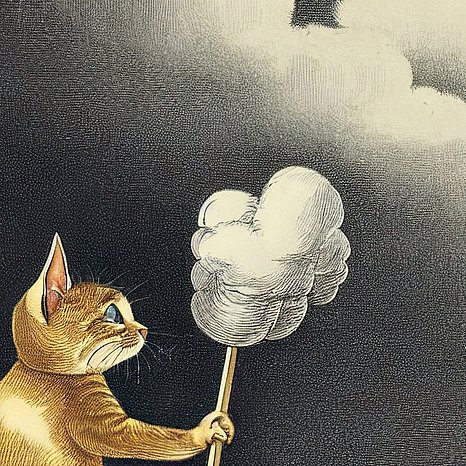Cat in the Clouds